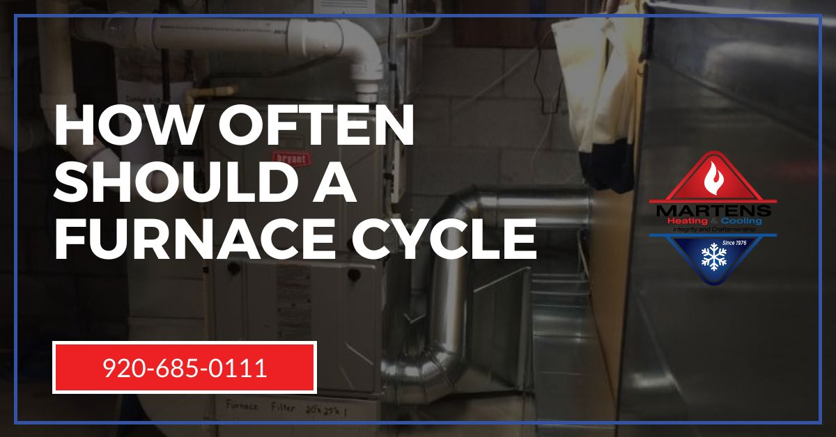 How often should a furnace cycle
