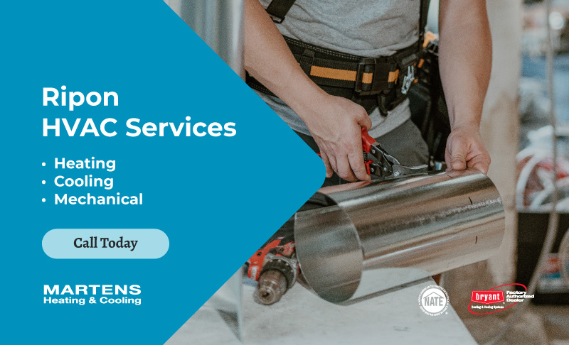ripon hvac service from martens heating & cooling